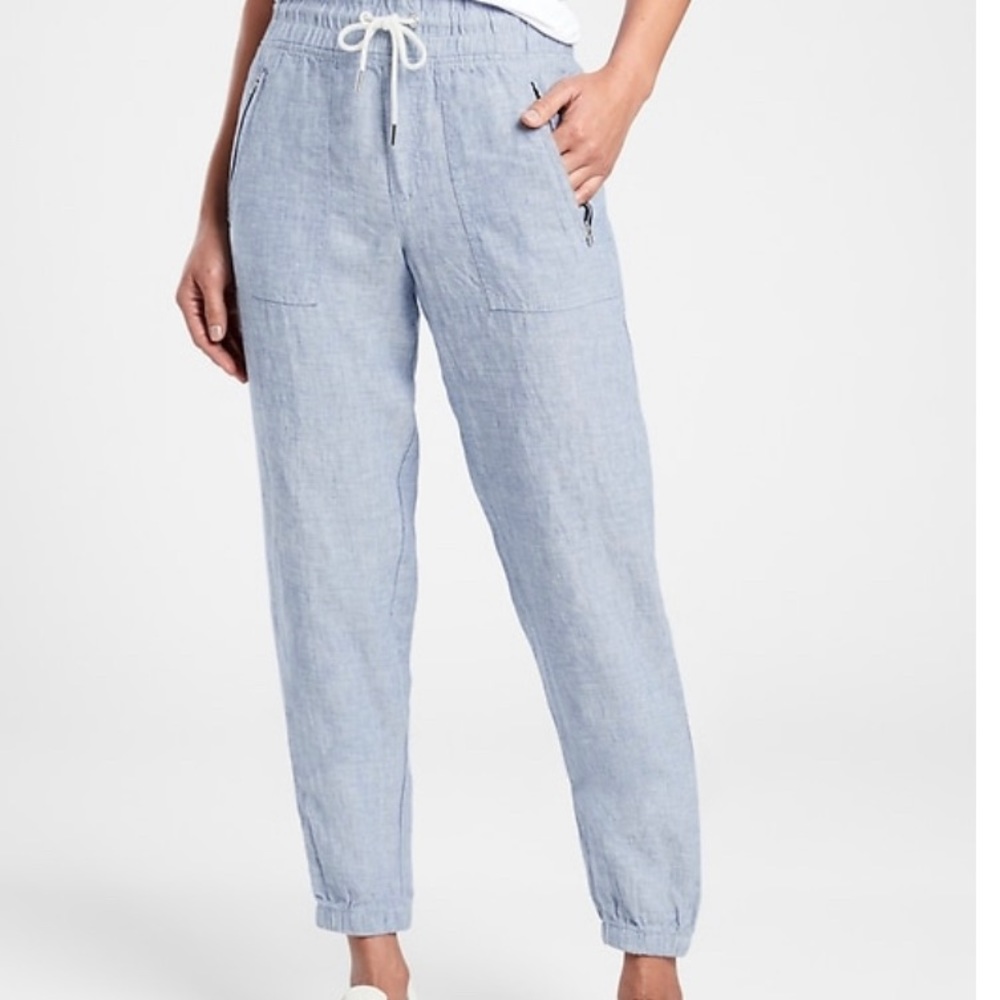Athleta Cabo linen jogger